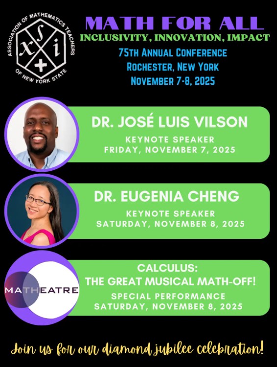 AMTNYS (@amtnys) on Twitter photo The 75th Conference Committee is thrilled to unveil our keynote speaker lineup for our Diamond Jubilee celebration! See our flyer here for details: drive.google.com/file/d/1V_fkTj…
Stay tuned to amtnys.org for updates and event details. The 75th Conference Committee is thrilled to unveil our keynote speaker lineup for our Diamond Jubilee celebration! See our flyer here for details: drive.google.com/file/d/1V_fkTj…
Stay tuned to amtnys.org for updates and event details.