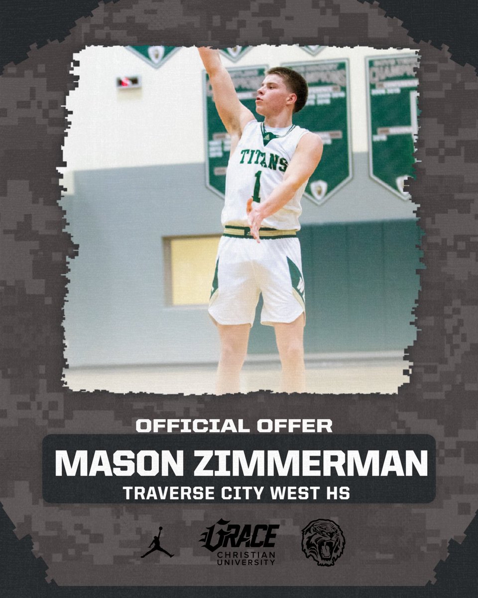 Mason Zimmerman (@mas_zimmerman) on Twitter photo Blessed to receive an official offer from Grace Christian!
<a href="/GraceMensBBall/">Grace Basketball</a>
<a href="/WhippleCarson/">Carson Whipple</a>
<a href="/BankHoops/">Bank Hoops - Stephen Bell</a>
<a href="/jgilbertsport/">Jonathon Gilbert</a>
<a href="/tcwesthoops/">Traverse City West Boys Basketball</a> Blessed to receive an official offer from Grace Christian!
<a href="/GraceMensBBall/">Grace Basketball</a>
<a href="/WhippleCarson/">Carson Whipple</a>
<a href="/BankHoops/">Bank Hoops - Stephen Bell</a>
<a href="/jgilbertsport/">Jonathon Gilbert</a>
<a href="/tcwesthoops/">Traverse City West Boys Basketball</a>