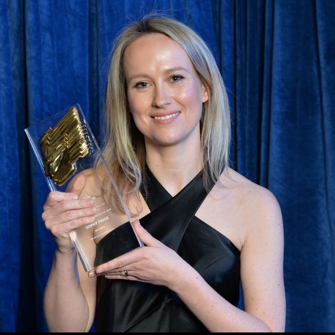 SophyRidgeSky's tweet image. Thrilled to win Presenter of the Year at @RTS_media awards - a huge honour and a real pinch yourself moment for me to be among previous winners like @susannareid100 @CliveMyrieBBC @maitlis @annabotting