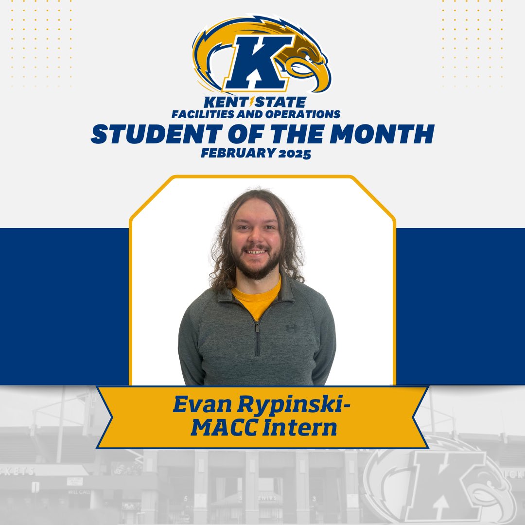 Congratulations to February 2025 Student of the Month:  Evan Rypinski - MACC Intern