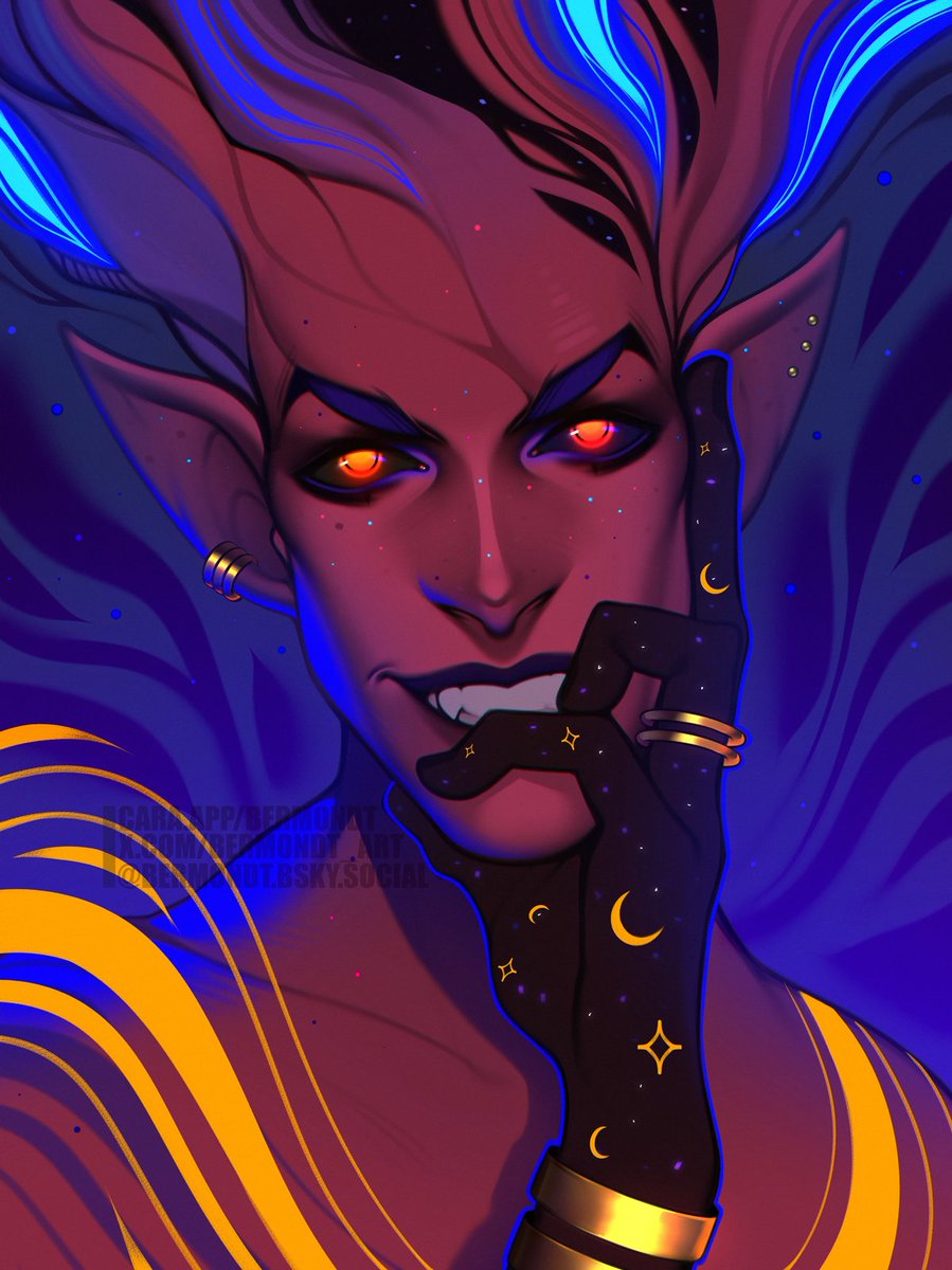 ✨ Phantasm ✨   

- a product of fantasy ~ 
- an illusion, apparition or a ghost ~  

[ #art #digitalart #oc ] 
I promised myself that I would create more personal art this year and I intend to keep that promise 🖤