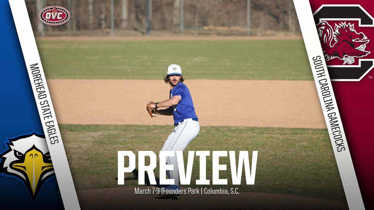Morehead State Athletics (@msueagles) on Twitter photo .<a href="/MSUEaglesBsball/">Morehead State Baseball</a> travels to Columbia, S.C. to take on the Gamecocks in a 3-game set this weekend.
Story: tinyurl.com/2p9asyjs
#SoarHigher
#skoeags .<a href="/MSUEaglesBsball/">Morehead State Baseball</a> travels to Columbia, S.C. to take on the Gamecocks in a 3-game set this weekend.
Story: tinyurl.com/2p9asyjs
#SoarHigher
#skoeags