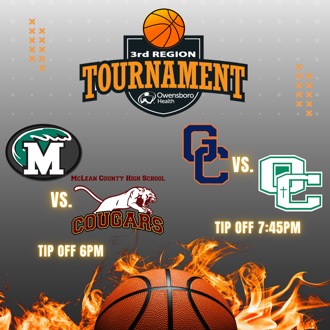 Owensboro Sportscenter (@oborosportctr) on Twitter photo π The Boys first round of the 3rd Region Tournament presented by <a href="/OwensboroHealth/">Owensboro Health</a> continues tonight at the <a href="/OboroSportCtr/">Owensboro Sportscenter</a>
6PM <a href="/GreenwaveHoops/">Meade County Boys Basketball</a> vs. McLean Co.
7:45PM Grayson Co. vs. <a href="/ocboysbball/">Owensboro Catholic Boys Basketball</a>
π Buy your tickets in advance at OwensboroTickets.com! $10 Admission π The Boys first round of the 3rd Region Tournament presented by <a href="/OwensboroHealth/">Owensboro Health</a> continues tonight at the <a href="/OboroSportCtr/">Owensboro Sportscenter</a>
6PM <a href="/GreenwaveHoops/">Meade County Boys Basketball</a> vs. McLean Co.
7:45PM Grayson Co. vs. <a href="/ocboysbball/">Owensboro Catholic Boys Basketball</a>
π Buy your tickets in advance at OwensboroTickets.com! $10 Admission