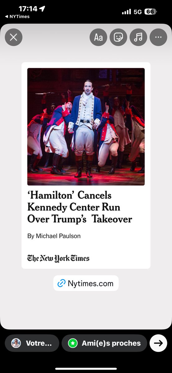 C’est nouveau ? 

Je remarque que l’app mobile du NYT propose un partage direct en Story Insta à la Netflix et comme souvent, je trouve ça très élégant