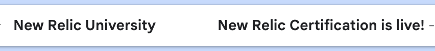 imagine being new relic certified through the new relic university

I would legit rope