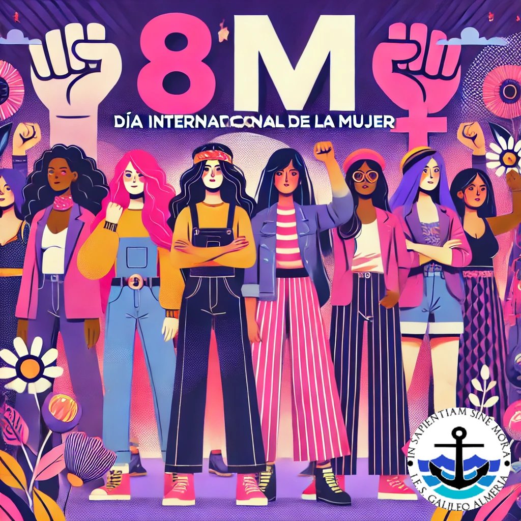 ✨ 8M - Día Internacional de la Mujer 

En el IES GALILEO, creemos en la igualdad, la justicia y el poder de la educación para transformar el mundo. Hoy conmemoramos la lucha de todas las mujeres que han abierto camino y seguimos avanzando juntas hacia un futuro más equitativo.
