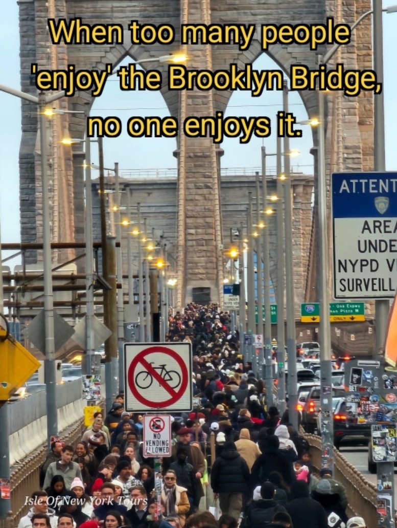 Isle Of New York Tours offers alternative tours of nearby locations when overcrowding makes walking unpleasant.
#tour #tours #IONY #touring #tourists #travel #NYC #NewYorkCity #NewYork #Manhattan #CentralPark #GreenwichVillage #WorldTradeCenter #FinancialDistrict