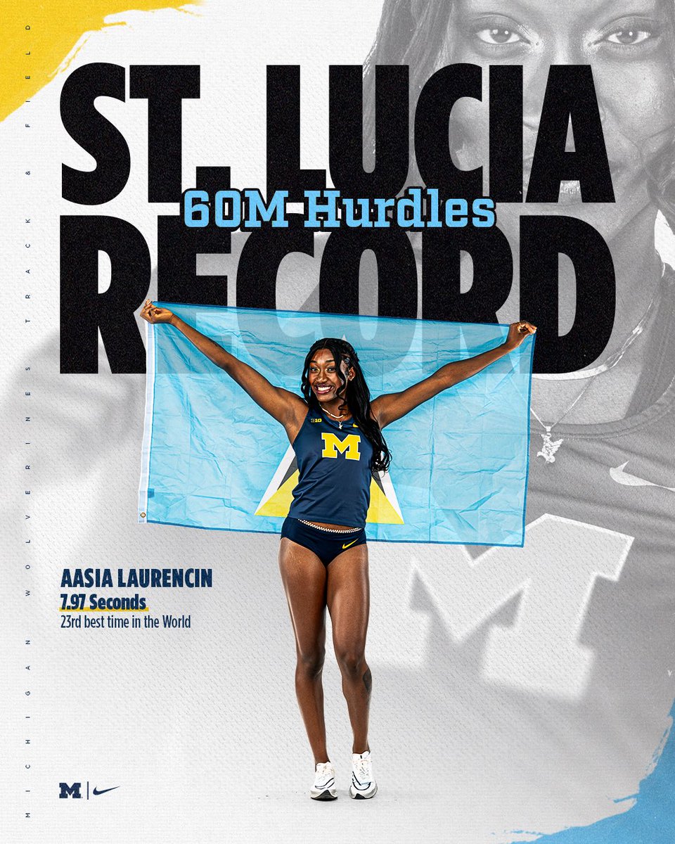 With a PR of 7.97, Aasia Laurencin now holds the St. Lucia national 60m hurdles record! 🇱🇨💨