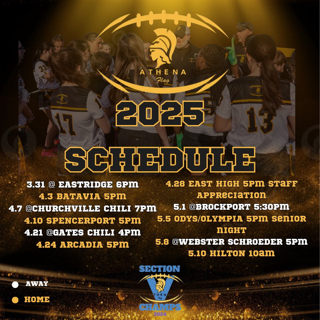 Greece Athena High School Girls Flag Football tweet media