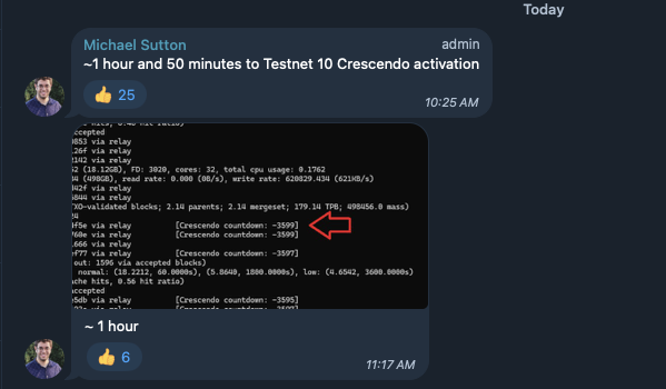 Testnet 10 Crescendo countdown is on!