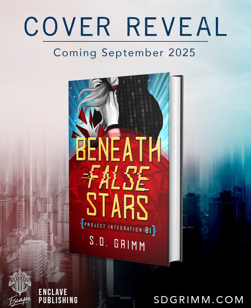 Happy Cover Reveal!! Check out the cover for Beneath False Stars, the first book in S.D. Grimm’s  YA sci-fi trilogy, Projection Integration. Preorder in hardcover available today 🤩

What they don’t see will hurt them…

#CoverReveal #YAfiction #Scifi

enclavepublishingstore.com/beneath-false-…