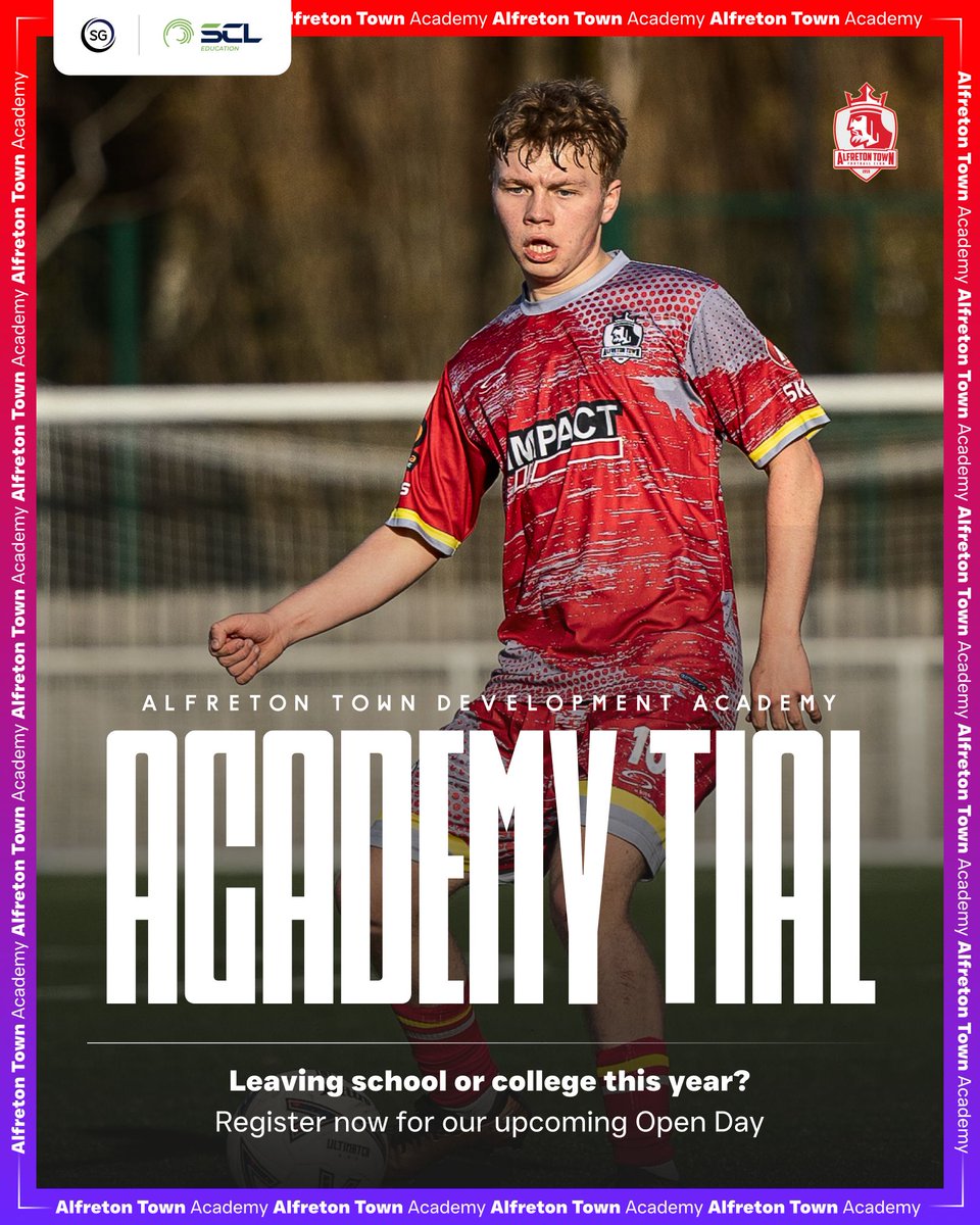 ATFCDevelopment's tweet image. Our next Academy trial has been confirmed. ✅

🗓️ Tuesday 8th April.

👉 Click: buff.ly/YcVz4nw.

We offer a full-time football education programme (in partnership with SCL) &amp;amp; the opportunity to represent #ATFC in the National League at the Impact Arena. ️🏟️