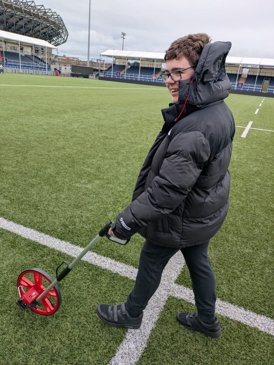 Our Brae learners had an amazing day at Murrayfield, learning about maths in action!