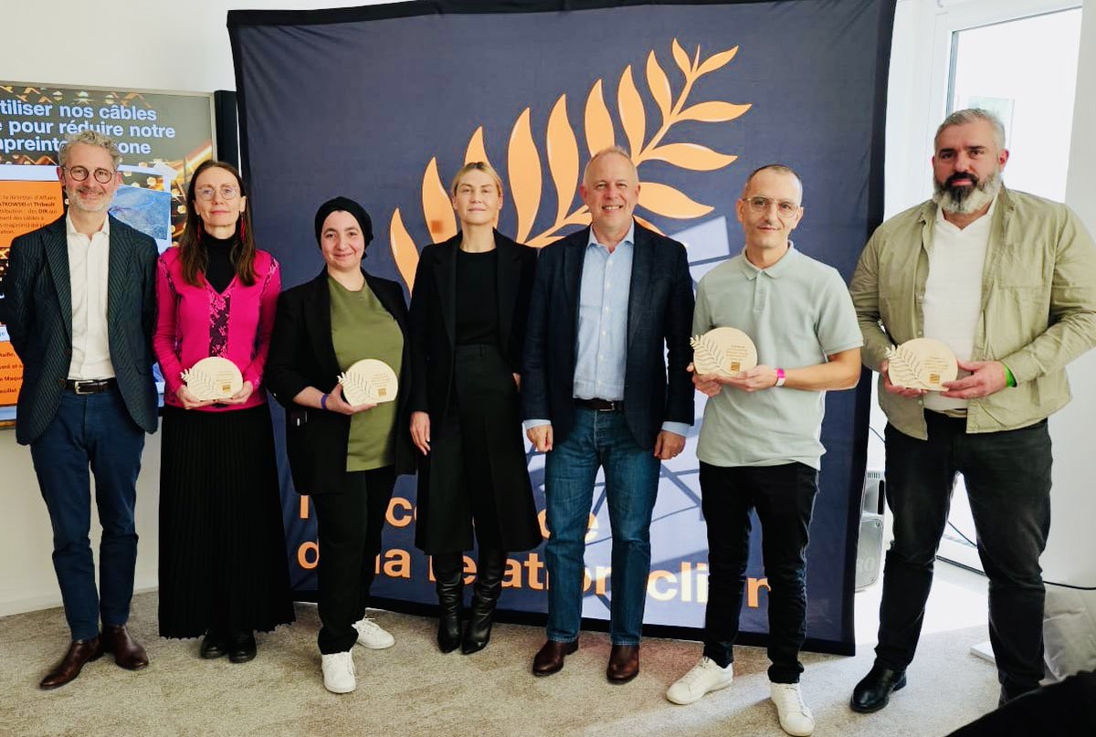 thierrymarigny's tweet image. Dans le Grand Nord-Est nous célébrons l'engagement de nos équipes Orange avec les trophées de l'Excellence de la Relation Client 🏆 avec cette année une nouvelle édition sur l'environnement.

Une belle façon de récompenser celles et ceux qui font la différence au quotidien ✨