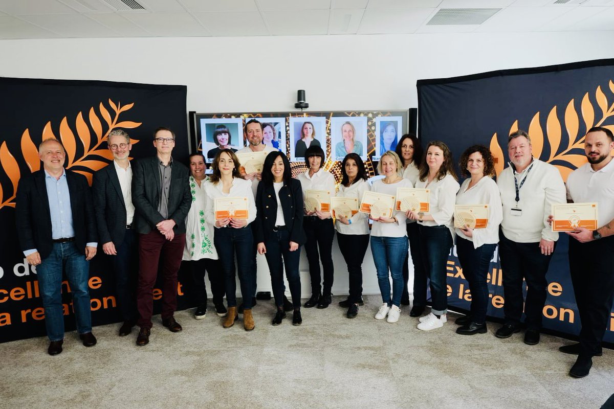 Dans le Grand Nord-Est nous célébrons l'engagement de nos équipes Orange avec les trophées de l'Excellence de la Relation Client 🏆 avec cette année une nouvelle édition sur l'environnement.

Une belle façon de récompenser celles et ceux qui font la différence au quotidien ✨