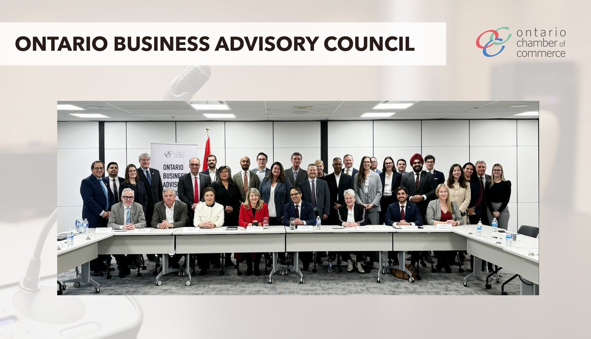 Ontario Chamber (@ontariocofc) on Twitter photo As implemented tariffs and political shifts continue to impact Canadian businesses, the <a href="/OntarioCofC/">Ontario Chamber</a> was pleased to host <a href="/melaniejoly/">Mélanie Joly</a>, Canada’s Minister of Foreign Affairs, at our third Ontario Business Advisory Council meeting of 2025.
Our members had the opportunity to engage As implemented tariffs and political shifts continue to impact Canadian businesses, the <a href="/OntarioCofC/">Ontario Chamber</a> was pleased to host <a href="/melaniejoly/">Mélanie Joly</a>, Canada’s Minister of Foreign Affairs, at our third Ontario Business Advisory Council meeting of 2025.
Our members had the opportunity to engage