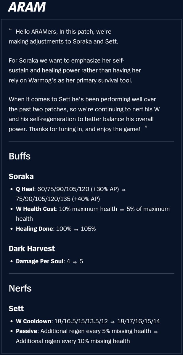 ARAM 25.O5 Patch Notes  leagueoflegends.com/en-us/news/gam…