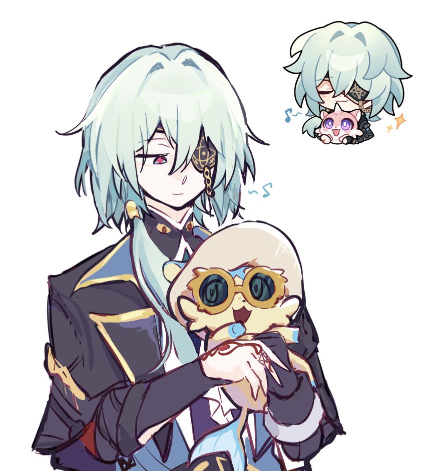 Caelum17th's tweet image. #Anaxa #Tribbie the chrimera creature is so cute...