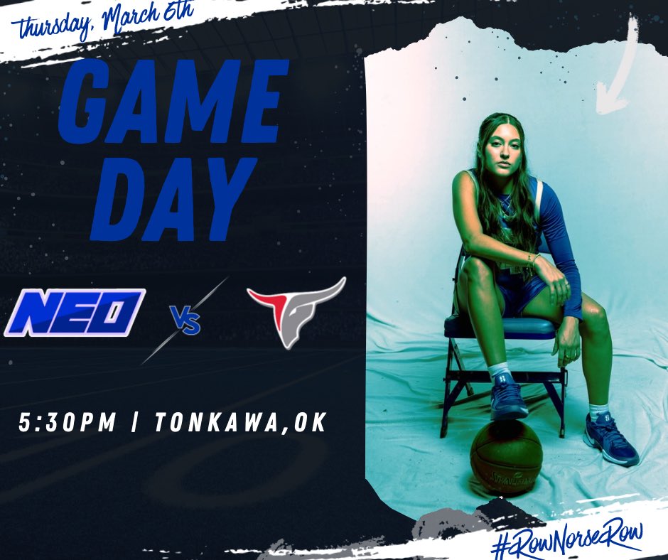 ❕GAME DAY  | #ConferenceRoadGame❕

🆚 NOC- Tonkawa 

📍Tonkawa, OK

⌚ 5:30pm

📺 noc.edu/athletics/stre…

#RowNorseRow