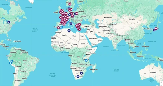The map of actions for this year's international day of action against racism and the far-right, #22M, is now on the web. 
#WorldAgainstRacism
#NoPasaran #StopTrump #StopMilei

worldagainstracism.org/2025-waraf/map…