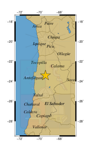 Fuerte temblor se sintió en diversas comunas de la región, como #Tocopilla y #Antofagasta, a raíz del sismo 6.1| que se registró en Baquedano a las 13:21 horas, según reportó el Centro Sismológico Nacional de la Universidad de Chile.

sismologia.cl/sismicidad/inf…