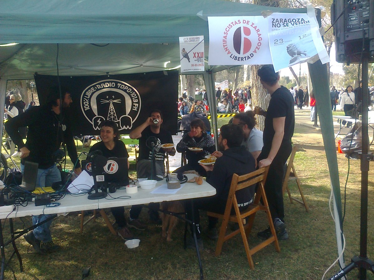 Ayer buen día de Radio Libre y de buen llantar gracias a l@s compas de La olla Comunitaria. radiotopo.org/el-bunuel-en-e…