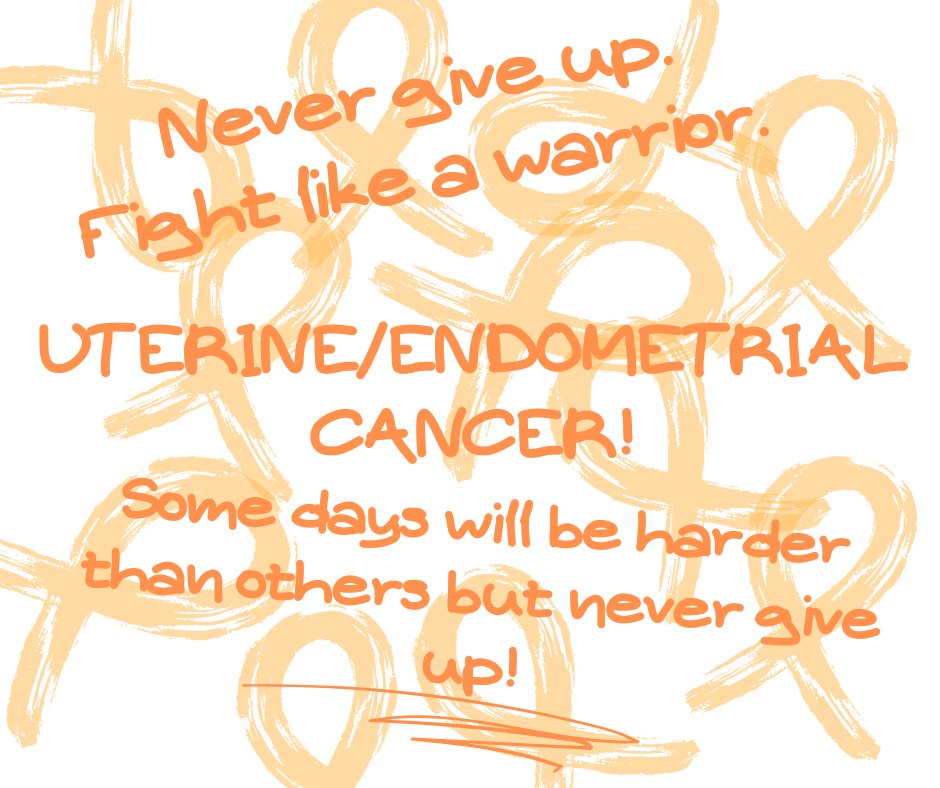 NEVER GIVE UP! If you are having a hard day, YOU CAN ALWAYS vent to U.C.A.N!!! #uterinecancerawareness #endometrialcancerawareness