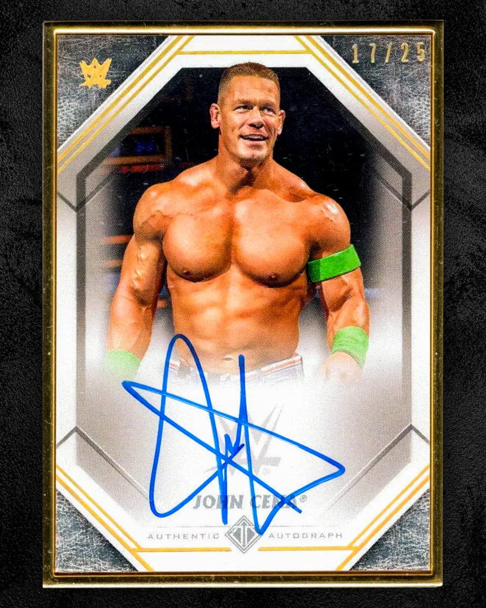 Topps's tweet image. We’re giving away this JOHN CENA autograph card for FREE!!  

TO ENTER:
- Like this post ❤️
- Follow @Topps

 Tag 2 friends below for a bonus entry!!