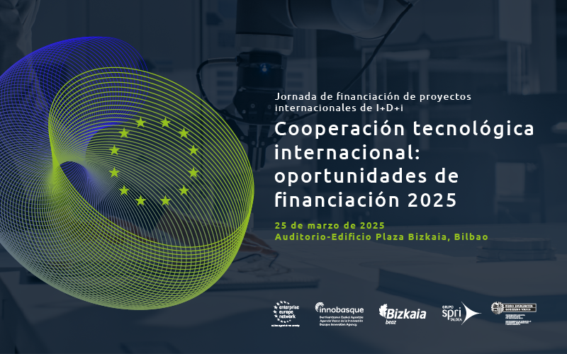 EEN_Basque's tweet photo. 📢 ¡Las mejores oportunidades de financiación para la cooperación tecnológica internacional en 2025!
🌐@grupospri, coordinador de #EENBasque, e @Innobasque organizan esta jornada clave para la internacionalización de la I+D+i.
¡Inscríbete ya! 👇
🔗 https://t.co/EttwAGIFVl https://t.co/BgrkpPjLMo