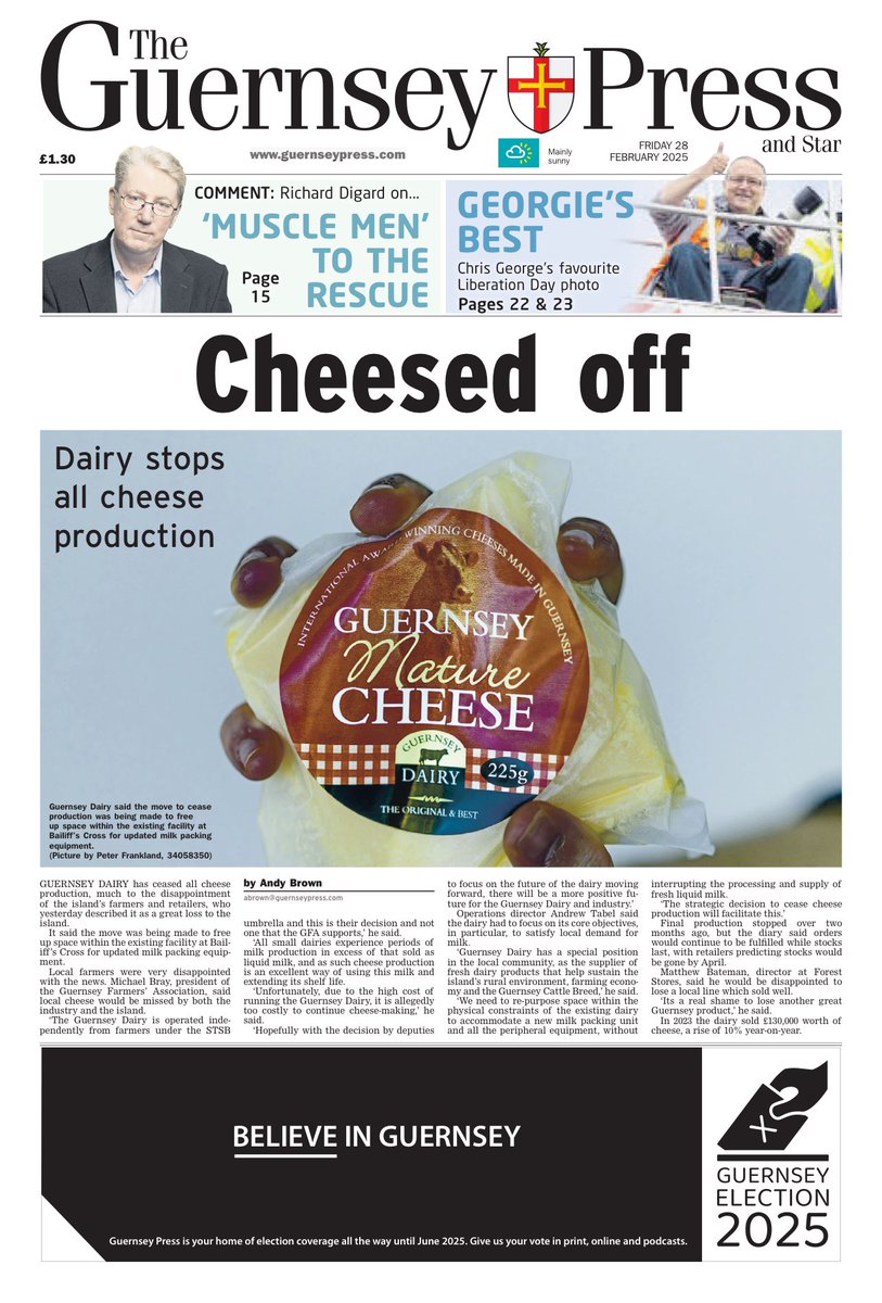 StAMooringCte's tweet image. Very sad to hear that cheese will no longer be made in our glorious parish. Stumpy Nev is ordering a few extra litres for his doorstep delivery. He’s going to try making some!  #dontholdyourbreath