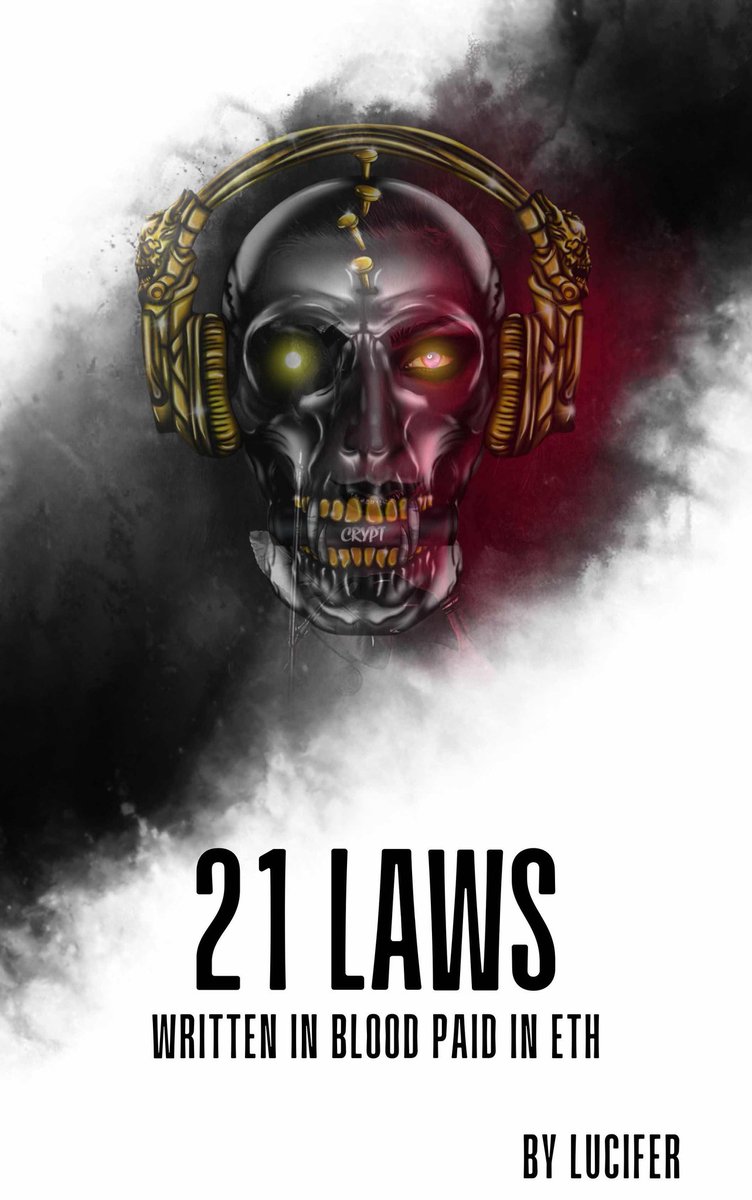 wesm321's tweet image. 21 Laws for 10 people chosen by @LuciferCrypt. Who has enough drip to make the top ten? The devil comes bearing gifts but privledge is earned. Are you active enough to make the top 10? Probably not, PROOVE ME WRONG! #CryptTCG #Oogies #CryptLegends