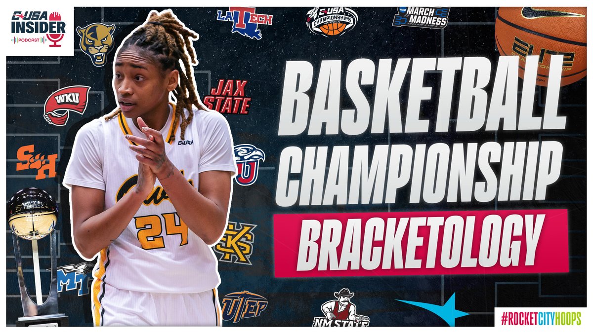 CUSAInsiderPod's tweet image. π¨ NEW POD ALERT π¨
#RocketCityHoops is right around the corner, but there is still much to be decided for both men's & women's hoops this weekend. Tune into learn more about the creation of the CUSA Basketball Championship brackets.
Watch: youtu.be/pCumSx7nCvs