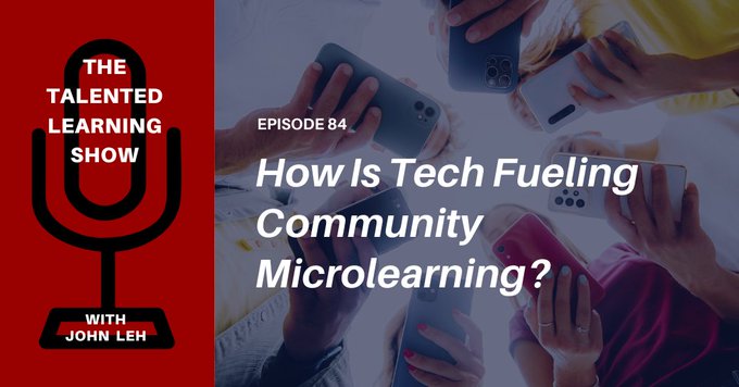 John Leh (@johnleh) on Twitter photo Microlearning isn't new, but it's often misunderstood. Now, there's a new social approach called #community #microlearning.
How does it work? Find out as I talk with <a href="/mylearnie/">Learnie Community Microlearning</a>
CEO Pete Mastin on The Talented Learning Show▶️ talentedlearning.com/podcast-84-ris…
#onlinelearning #skills Microlearning isn't new, but it's often misunderstood. Now, there's a new social approach called #community #microlearning.
How does it work? Find out as I talk with <a href="/mylearnie/">Learnie Community Microlearning</a>
CEO Pete Mastin on The Talented Learning Show▶️ talentedlearning.com/podcast-84-ris…
#onlinelearning #skills
