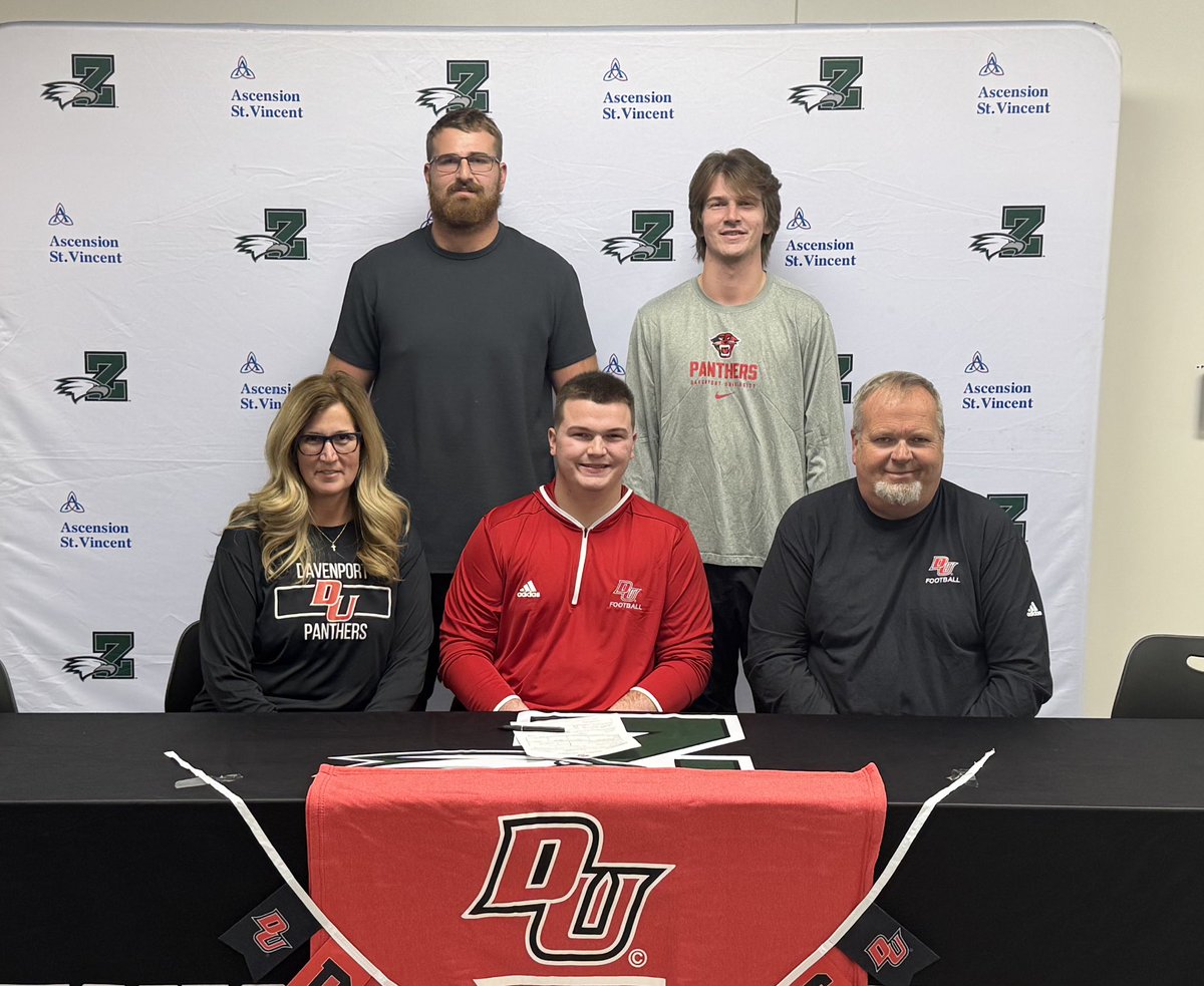 Will Willems (@will_willems) on Twitter photo Congratulations to <a href="/ZCSeagles/">Zionsville High School Athletics</a> senior Deiter Hartwig, who signed with Davenport to continue his academic and football careers. Congratulations to <a href="/ZCSeagles/">Zionsville High School Athletics</a> senior Deiter Hartwig, who signed with Davenport to continue his academic and football careers.