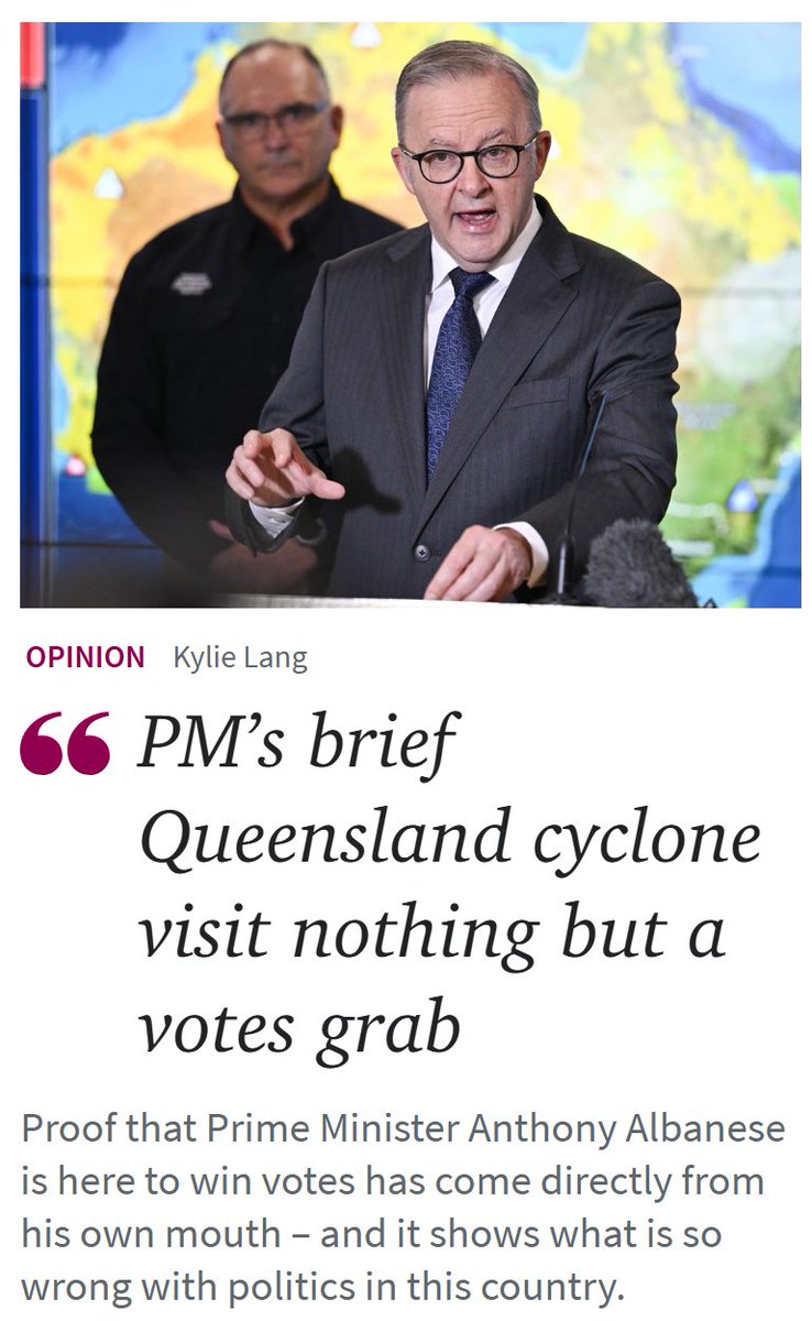 MrsS2023's tweet image. #AirbusAlbo is on the prowl in #Queensland 

Crass behaviour from the desperate PM.

The more Aussies see of this fake, the more they know. #AlboMustGO

#CycloneAlbanese