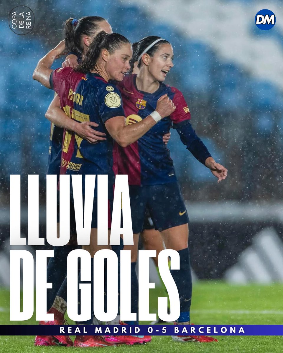Un hat-trick de Pajor y un doblete de Salma ante el Real Madrid dejan las semifinales de Copa de la Reina vistas para sentencia a falta del duelo de vuelta en Barcelona.

✍🏼 As || 📸 <a href="/FCBfemeni/">FC Barcelona Femení</a> 

#CopaDeLaReina ⚽️