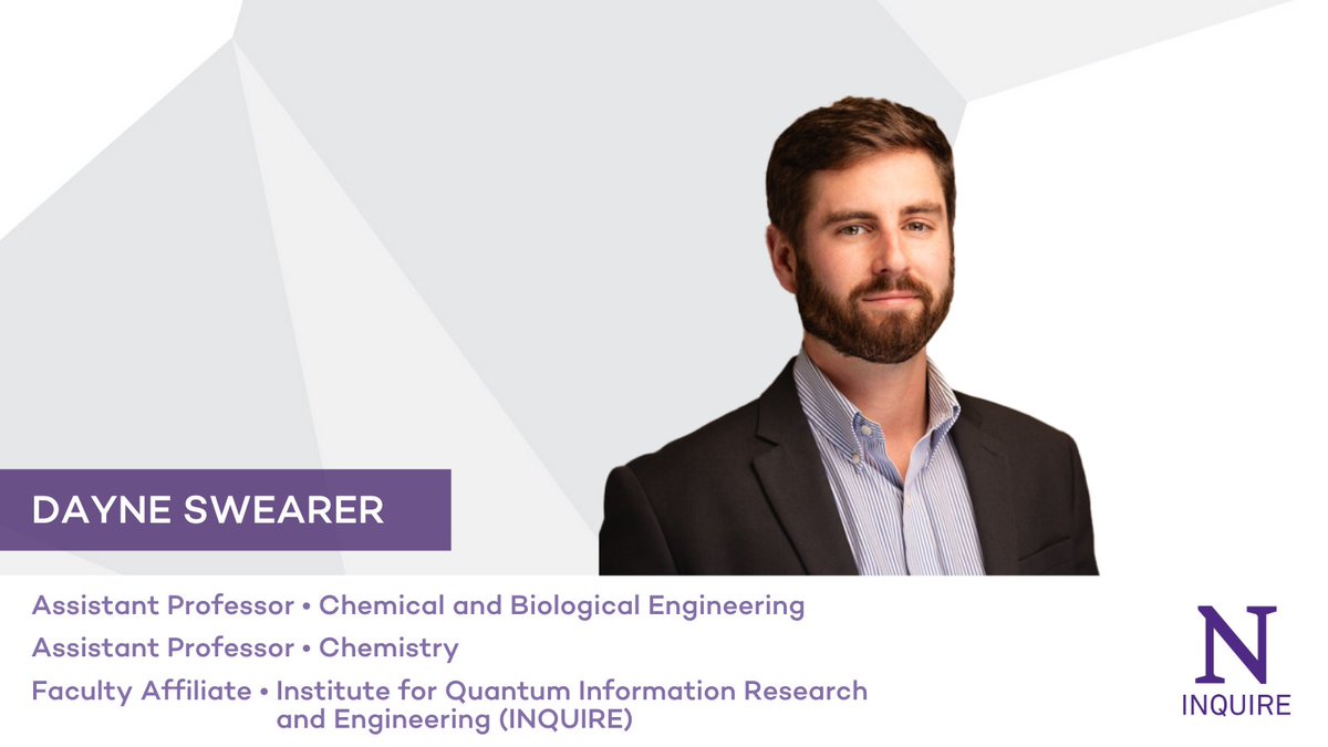 Northwestern INQUIRE (@nuinquire) on Twitter photo Congrats to #INQUIRE faculty affiliate, <a href="/dayne_swearer/">Dayne Swearer</a>, on being honored with a prestigious Packard Fellowship! 🎉
We’re thrilled to see his work recognized at <a href="/NorthwesternU/">Northwestern</a>'s Faculty Recognition Dinner!
Read more here: shorturl.at/iEdHl
#quantum #quantumengineering Congrats to #INQUIRE faculty affiliate, <a href="/dayne_swearer/">Dayne Swearer</a>, on being honored with a prestigious Packard Fellowship! 🎉
We’re thrilled to see his work recognized at <a href="/NorthwesternU/">Northwestern</a>'s Faculty Recognition Dinner!
Read more here: shorturl.at/iEdHl
#quantum #quantumengineering