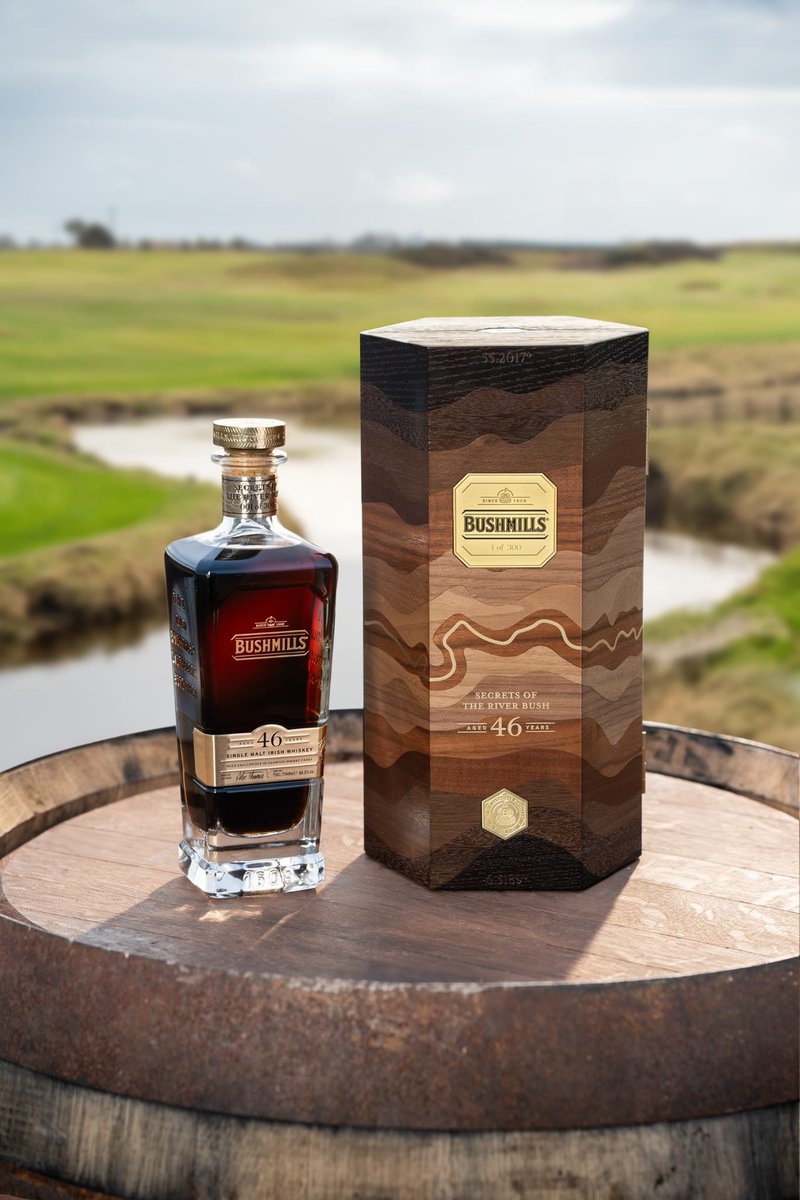 Bushmills unveils Oldest Irish Single Malt ever released – 46 Year Old ‘Secrets of the River Bush’

stirthejam.com/post/bushmills… <a href="/bushmill/">Bushmill</a>