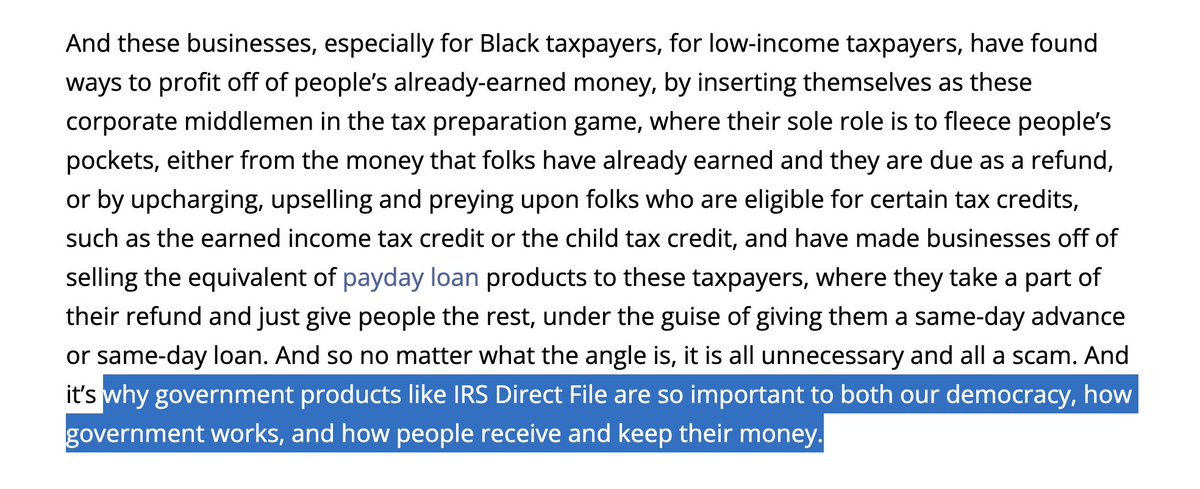PaybackCampaign's tweet image. IRS Direct File gives people the power to file taxes for free, but tax prep giants like TurboTax are lobbying to shut it down. Their business model depends on overcharging people—which is why they don’t want you to know there’s a better, free way to do it. fair.org/home/millionai…