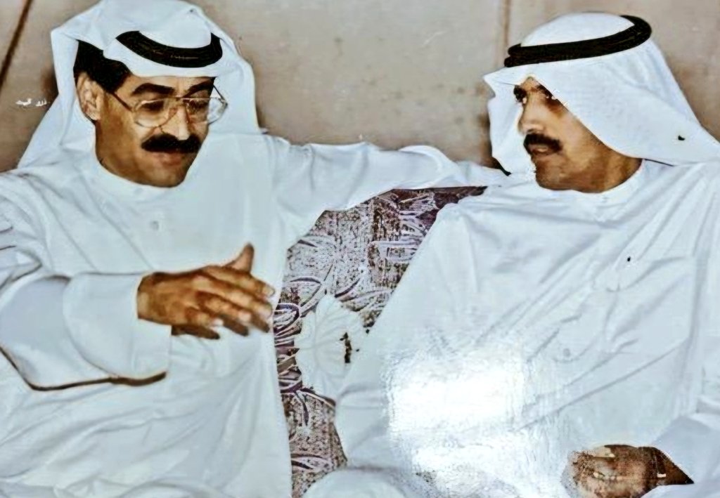 من اليمين دخيل عيد المطيري وسالم الواوان