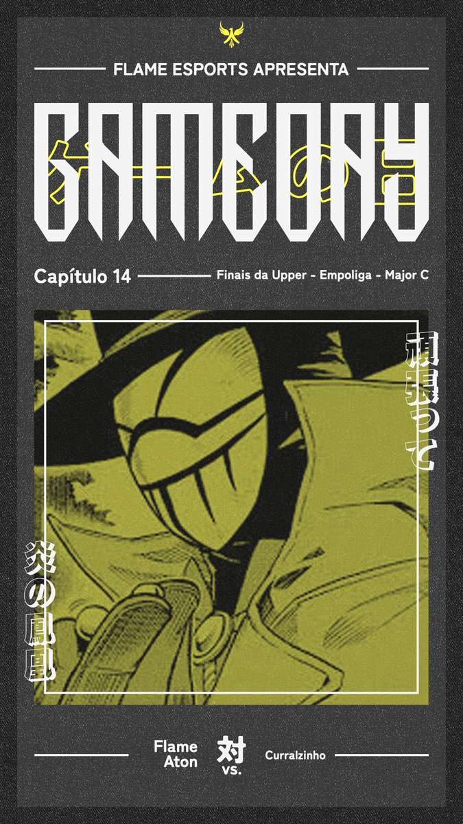É HOJE! Iremos enfrentar a @CurralzinhoCPCem uma Md3 na final upper da <a href="/EmpoligaVP/">Empoliga VP</a>! Nossa lineup vem com:

🔝<a href="/xTuLOL/">xTu</a>
🌲<a href="/_Shakalol1/">Shakalol</a> 
🧙‍♂️@1Dynas1
🏹<a href="/taviin011/">gu</a> 
🛡️<a href="/G0mes_lol/">G0meslol</a> 

#GoFlame🔥