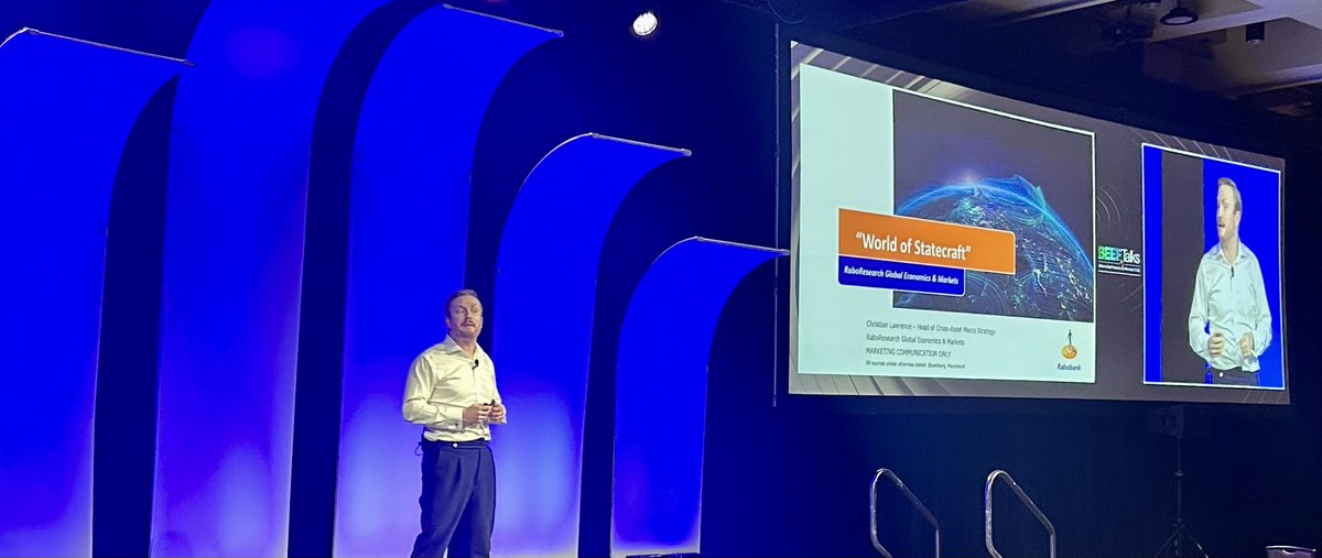 An interesting macroeconomic outlook for the year ahead from Christian Lawrence. #ABBeefConf25