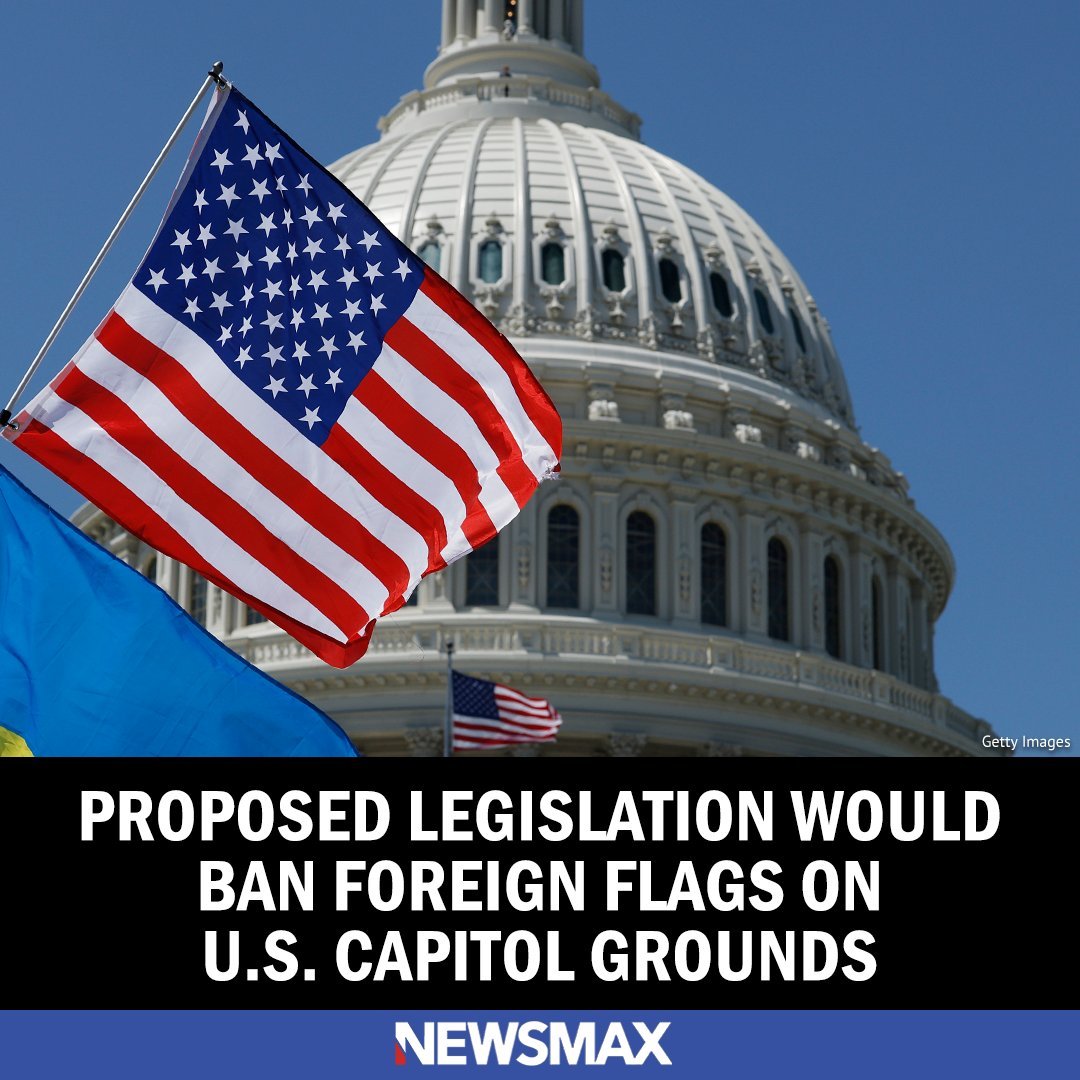 There should never be a foreign flag on the US Capitol Grounds!