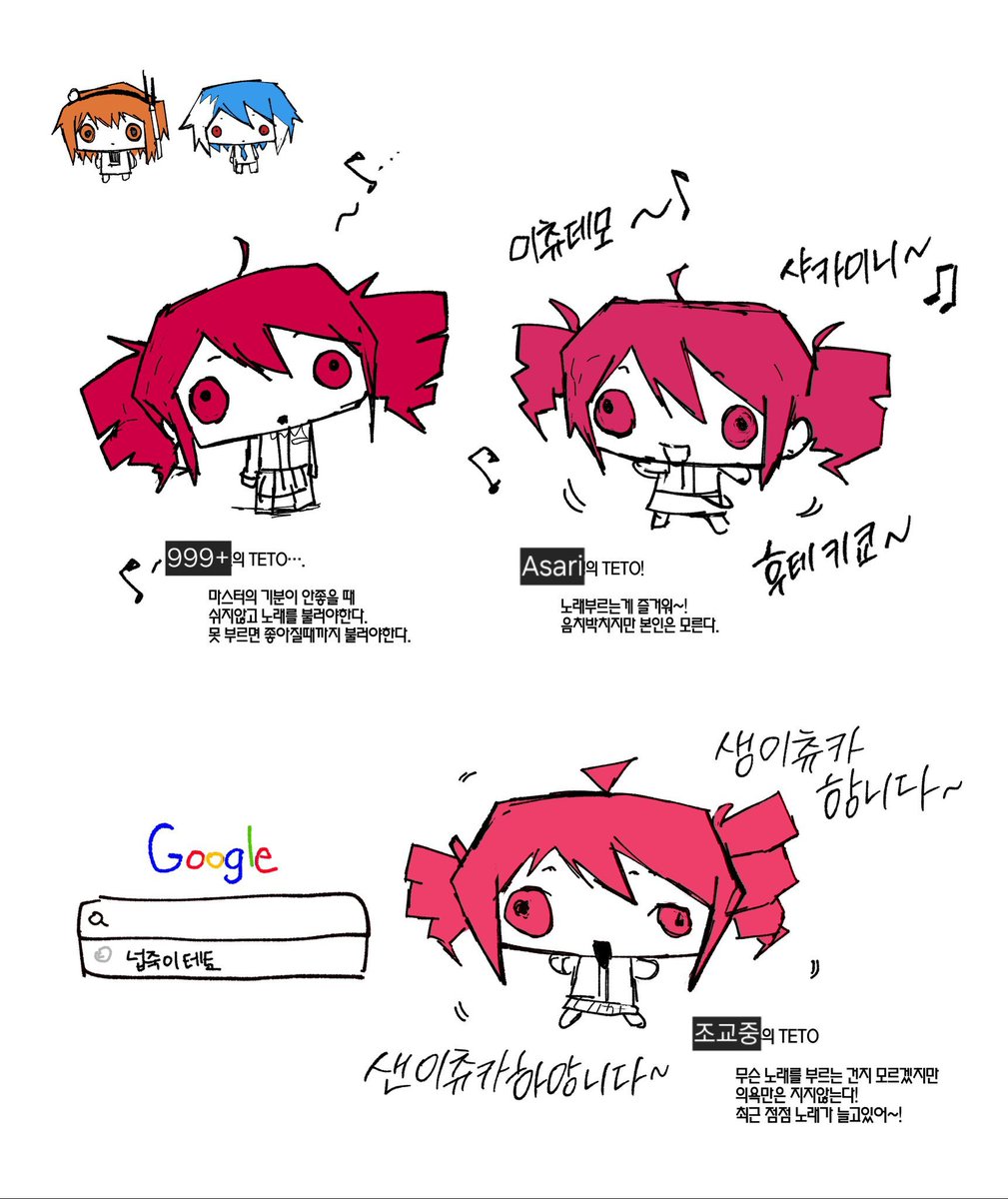 SD원본그림이자
각자의 테토 특징