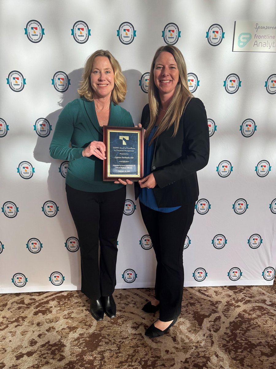 CyFairISD's tweet photo. CFISD finance department wins statewide awards | https://t.co/gSqx97nAWl #CFISDspirit https://t.co/TDMiQYkiNR
