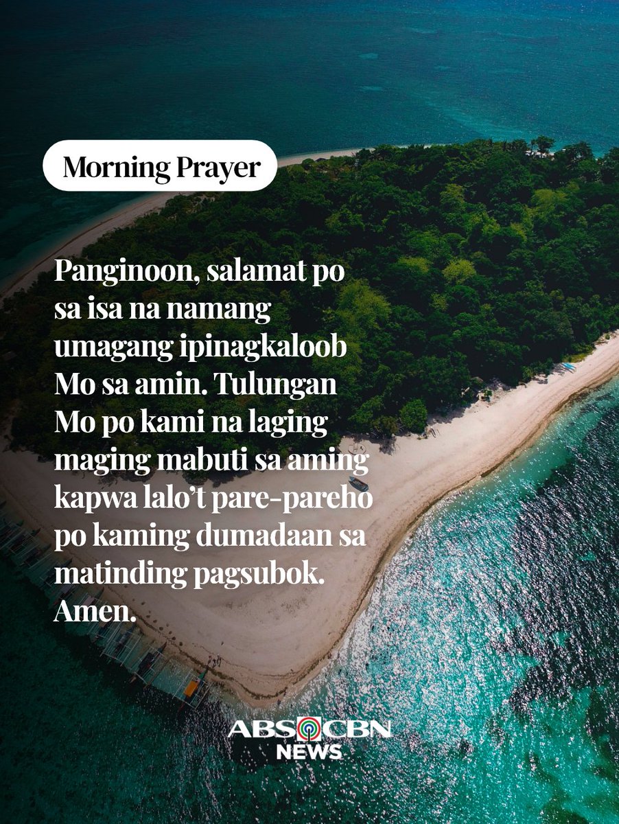 Salamat sa panibagong araw, Panginoon. 🙏