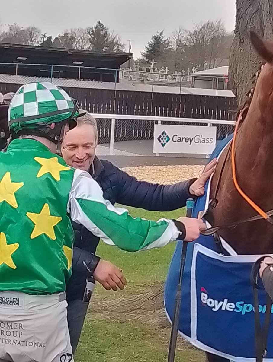 Joe Seward (@joeseward1) on Twitter photo RUSHMOUNT who won here today at <a href="/thurlesraces/">Thurles Racecourse</a> for
<a href="/JonathanSween18/">Jonathan Sweeney</a>
<a href="/BrianHayesb/">Brian Hayes</a> had won here last year under the late
<a href="/Michael_OSull/">Michael O'Sullivan</a>
#Thurles RUSHMOUNT who won here today at <a href="/thurlesraces/">Thurles Racecourse</a> for
<a href="/JonathanSween18/">Jonathan Sweeney</a>
<a href="/BrianHayesb/">Brian Hayes</a> had won here last year under the late
<a href="/Michael_OSull/">Michael O'Sullivan</a>
#Thurles
