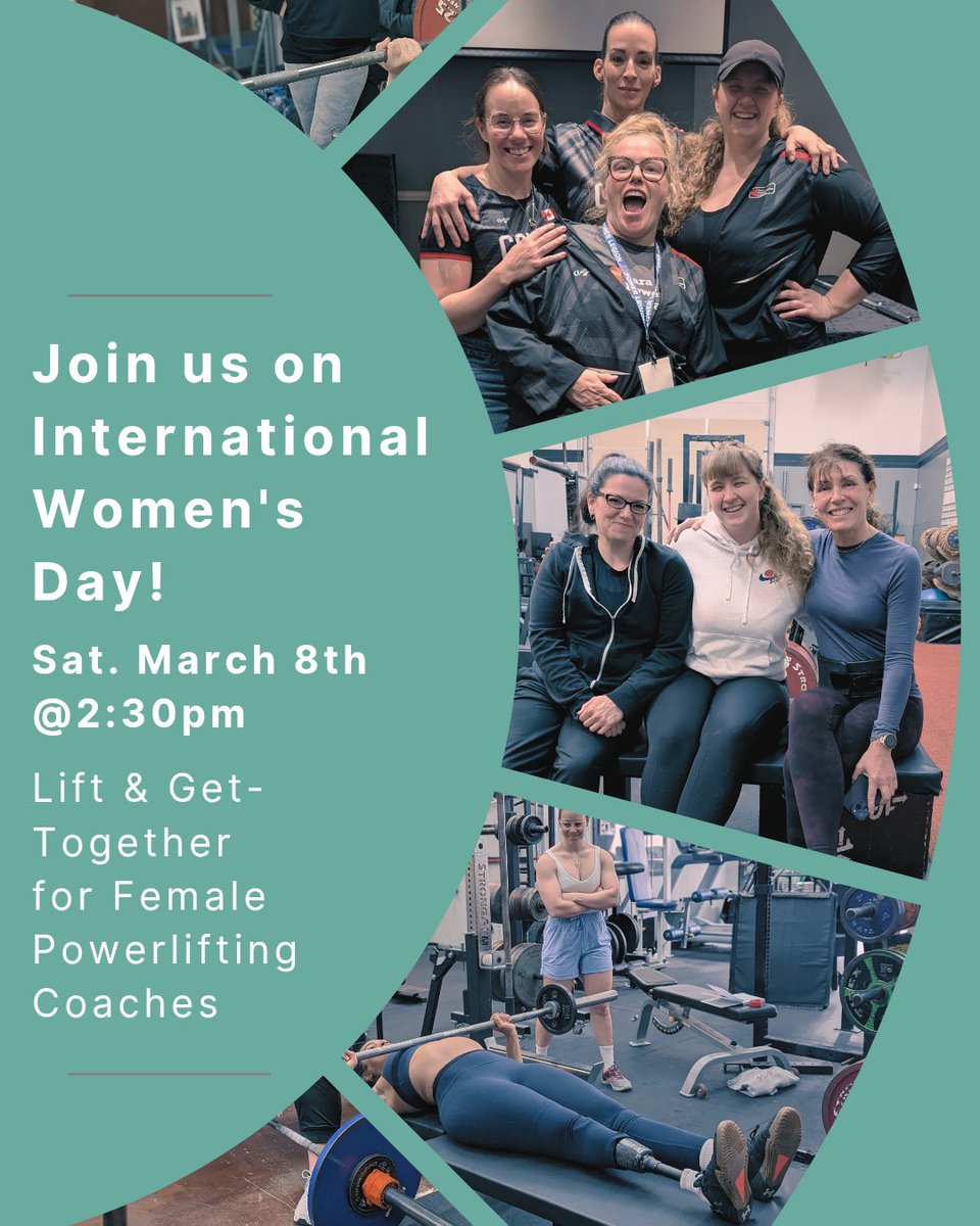 @powerlegion gym is hosting an international women’s day event to celebrate Female coaches in strength training &amp; powerlifting! 

Details:
March 8th <a href="/2/">A 2-loop</a>:30pm
Victoria Barbell Gym 
2675 Wilfert Rd unit 117, Victoria, BC V9B 6M3
Accessible &amp; free parking available

$20 reg. Fee