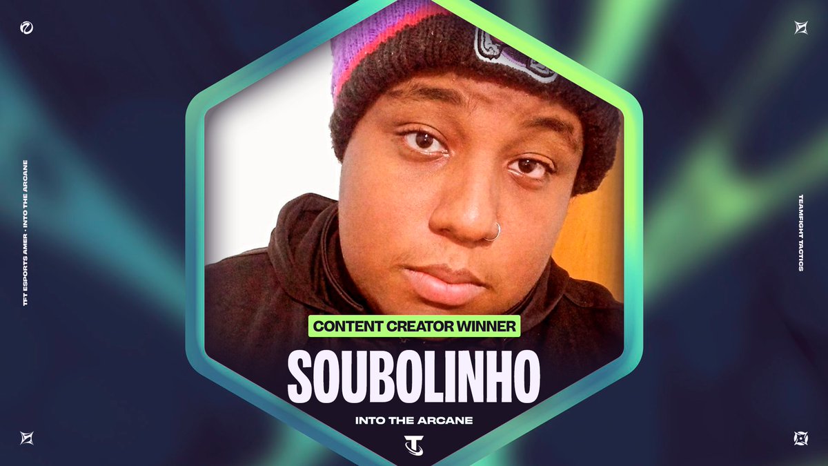 Compete TFT (@competetft) on Twitter photo Let's give a massive applause to <a href="/CST_Esports/">Carthage Strategists Esports</a> and <a href="/_bieelima/">souBolinho</a> ๐
These two outstanding streamers have triumphed in the Into the Arcane Content Creator program, achieving 190 and 144 points respectively!
#TFTesportsEMEA #TFTesportsAMER Let's give a massive applause to <a href="/CST_Esports/">Carthage Strategists Esports</a> and <a href="/_bieelima/">souBolinho</a> ๐
These two outstanding streamers have triumphed in the Into the Arcane Content Creator program, achieving 190 and 144 points respectively!
#TFTesportsEMEA #TFTesportsAMER