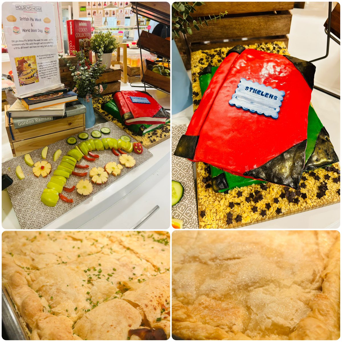Holroyd Howe @ St Helens (@sthelenshh) on Twitter photo World book day today ๐ and also did you know itโs British pie week. So we combined them both today with a pie lunch offering and world book day cake ๐ ๐ฅง <a href="/StHelensSchool/">St Helen's School</a>
<a href="/HolroydHowe/">Holroyd Howe</a>
<a href="/MaryMar89923871/">Mary Martin</a>
<a href="/melrahaman/">Melissa Rahaman</a> World book day today ๐ and also did you know itโs British pie week. So we combined them both today with a pie lunch offering and world book day cake ๐ ๐ฅง <a href="/StHelensSchool/">St Helen's School</a>
<a href="/HolroydHowe/">Holroyd Howe</a>
<a href="/MaryMar89923871/">Mary Martin</a>
<a href="/melrahaman/">Melissa Rahaman</a>